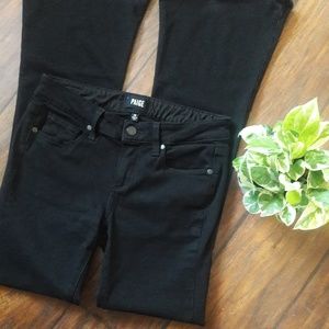 Black PAIGE Bootcut Jeans Size 26